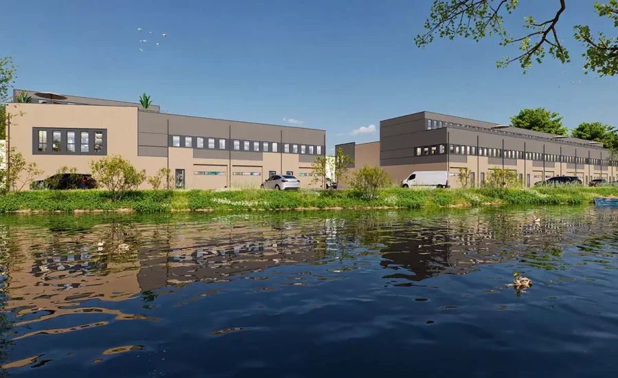 Bedrijfsunits Leeuwarden in Friesland.