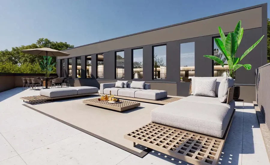 Kantoorruimte met dakterras in Leeuwarden